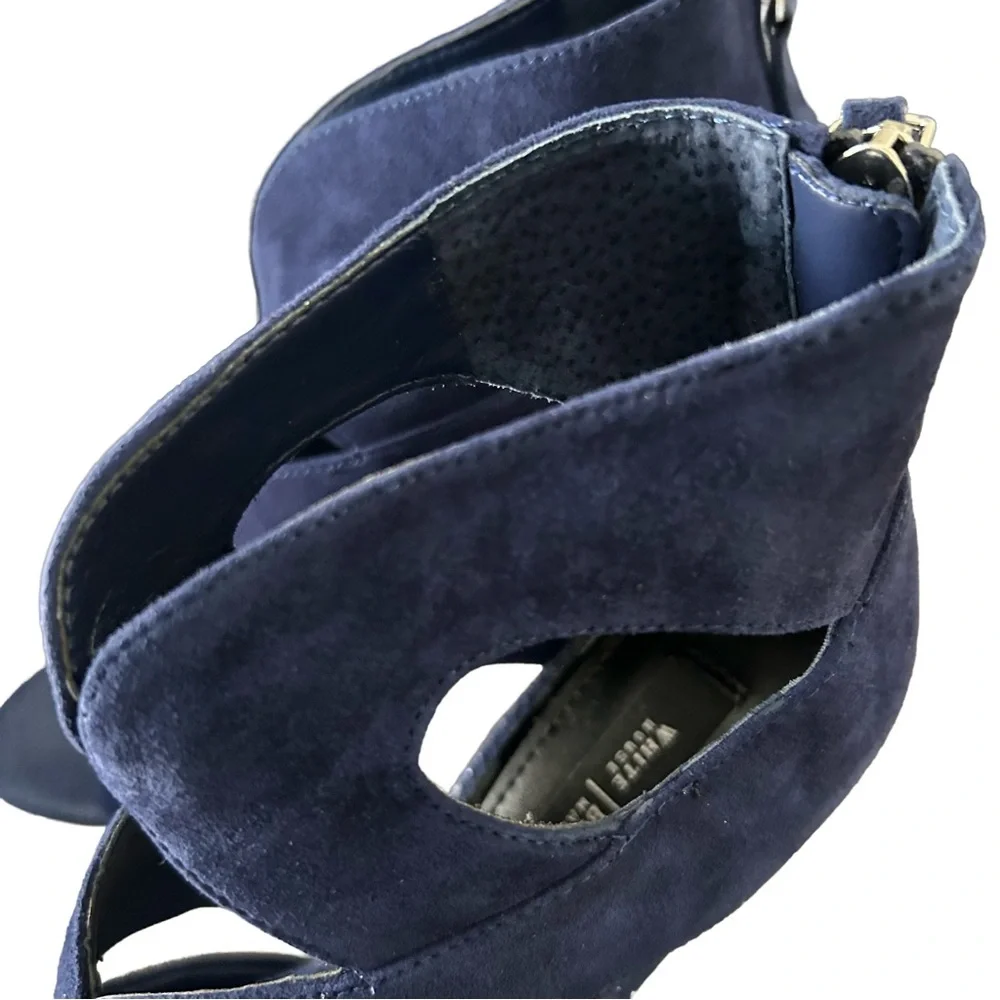 White House Black Market Navy Heels